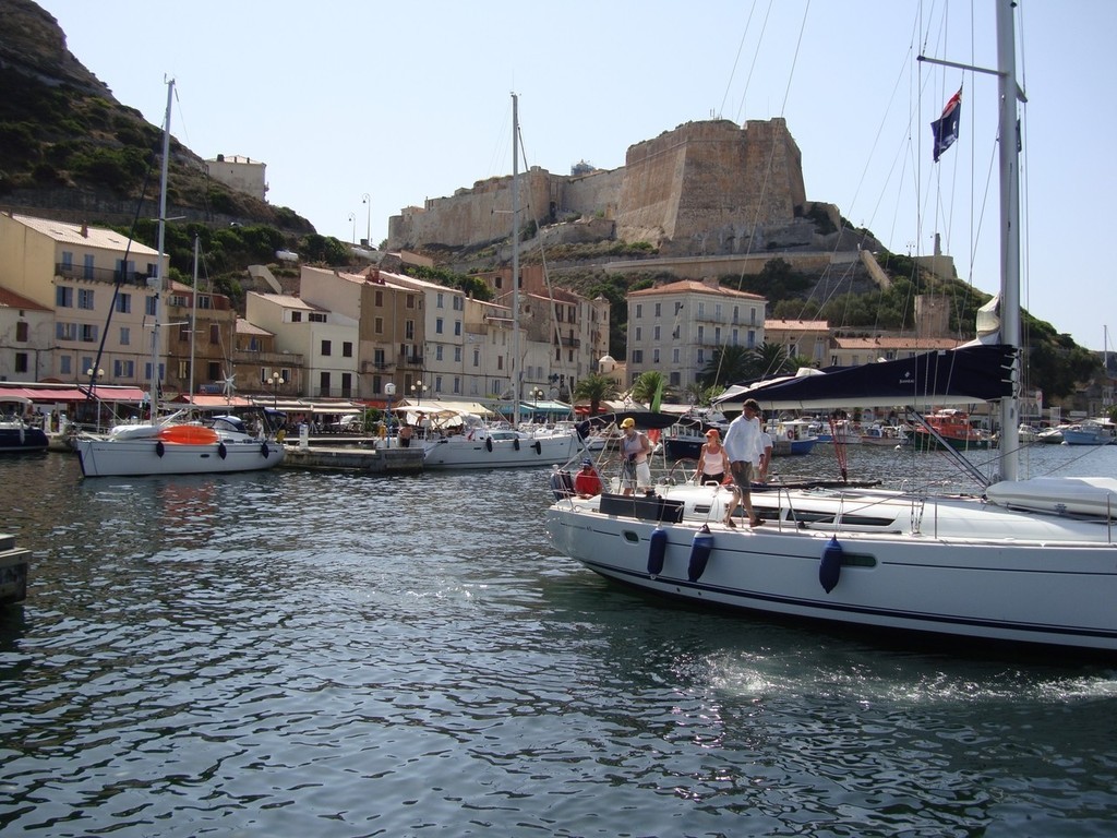 Berthing in Bonifacio - Bonifacio Yacht Rally  © Mariner Boating Holidays http://www.marinerboating.com.au